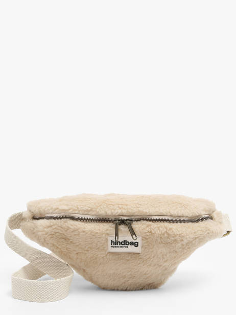 Heuptasje Hindbag Beige fourrure F